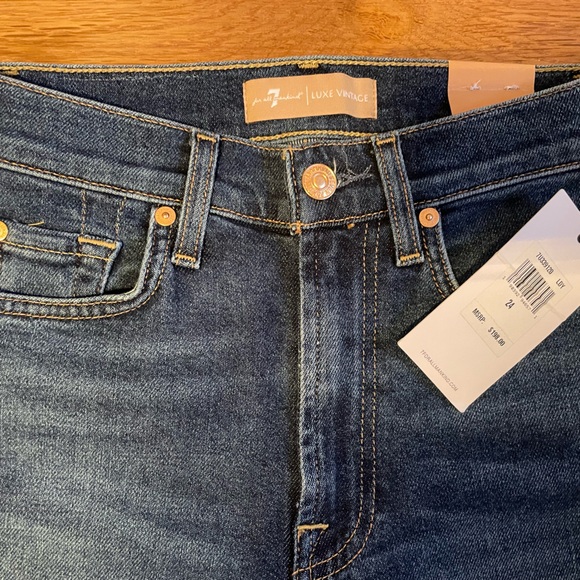 Brand New!! 7 for all man kind vintage luxe jeans! - Picture 5 of 5
